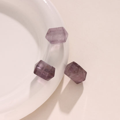 Natural Amethyst Double Spinel Rough Stone Loose Beads