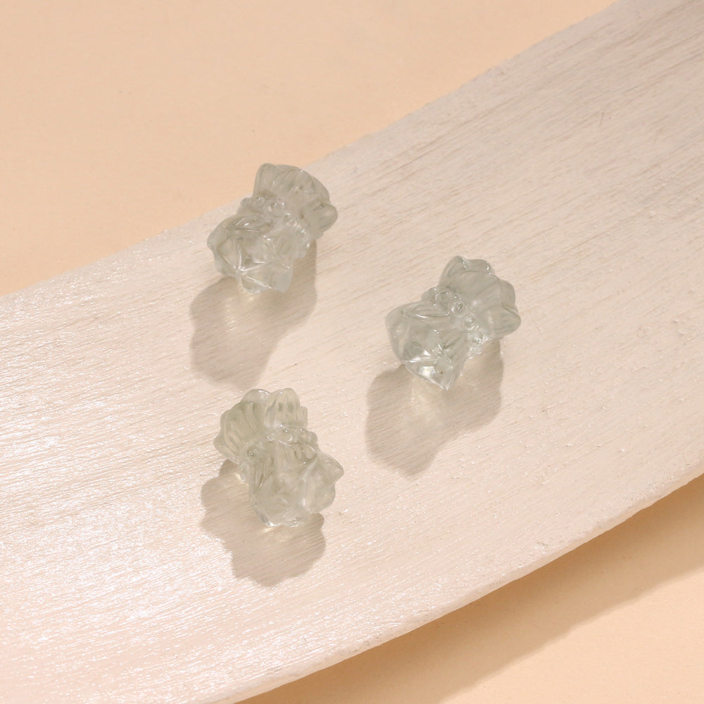 Natural Green Crystal Batilian Bead