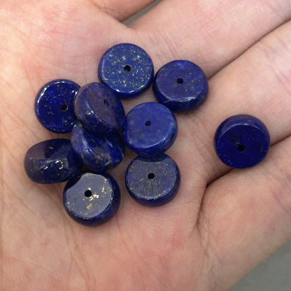 Natural Lapis Lazuli Septum Loose Beads