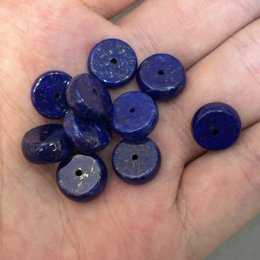 Natural Lapis Lazuli Septum Loose Beads
