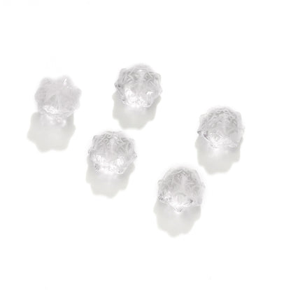 Natural White Crystal Lotus Loose Beads