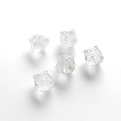 Natural Green Crystal Lion Dance Carving