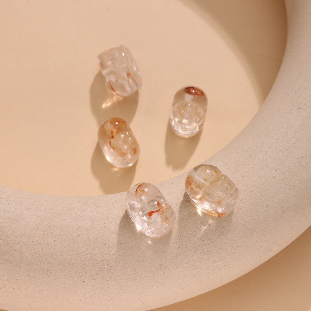 Natural Koi Glue Flower Crystal Pixiu Lucky Bracelet Accessories
