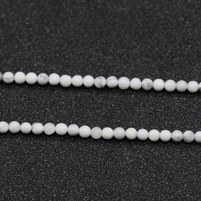 Natural Crystal Agate 2mm Round Beads