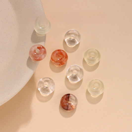 Natural Crystal Safety Buckle Loose Lucky Accessories